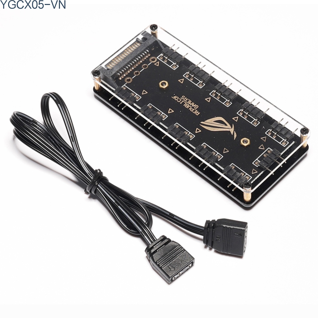 Bộ Chia Cáp Nguồn Sata 3 Pin 5v 10 Hub 3pin | BigBuy360 - bigbuy360.vn