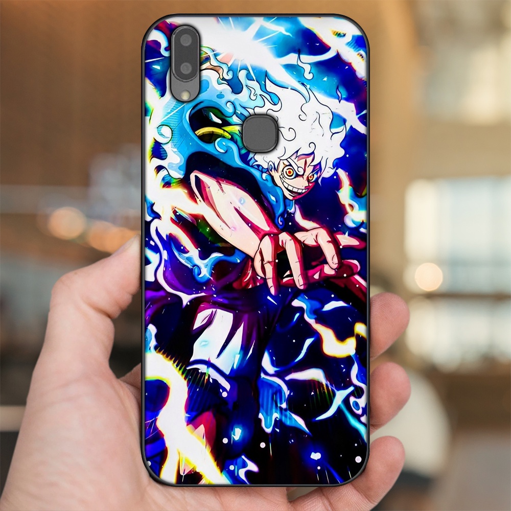 Ốp lưng Vivo V9, Y85, V11i viền đen in hình Luffy One Piece