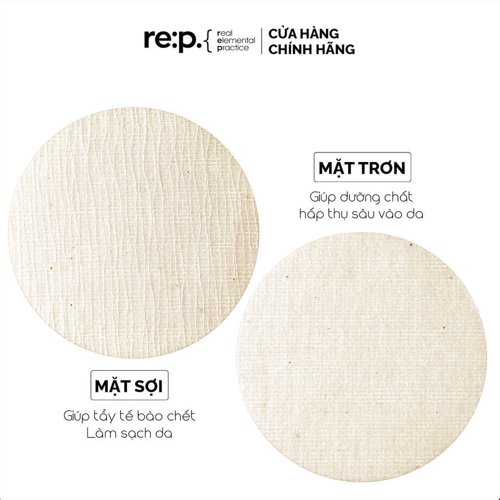 Toner Pad Dưỡng Ẩm, Dịu Nhẹ RE:P Organic Cotton Treatment Toning Pad 90 Pads -130g