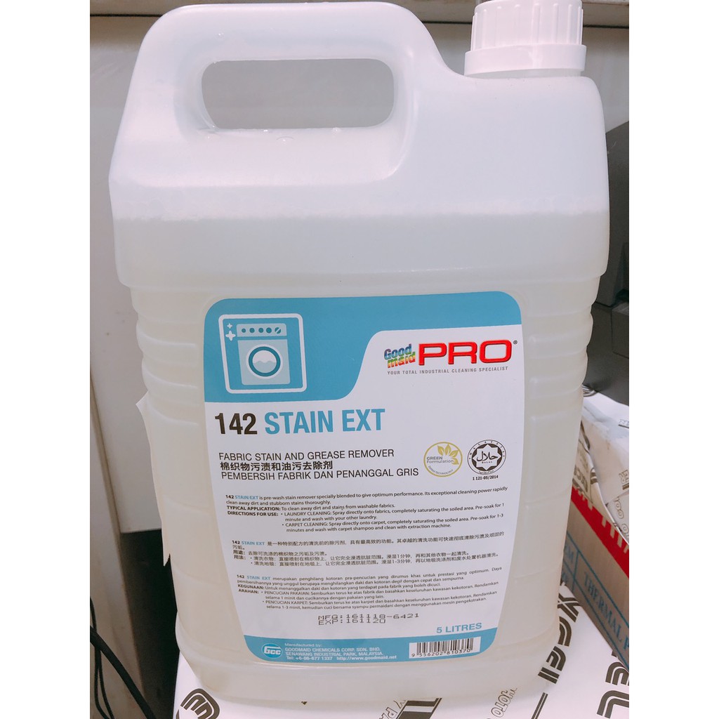 Dung dịch tẩy đốm cho thảm - vải Goodmaid Pro G142 Made in Malaysia can 5L