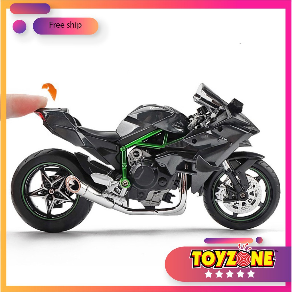 Mô hình xe Moto Kawasaki H2R tỉ lệ 1:12