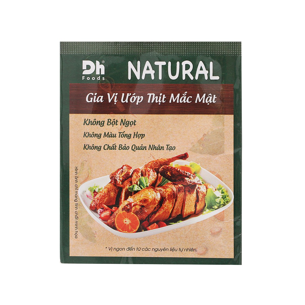 Gia vị ướp thịt mắc mật DH Food Natural gói 10g
