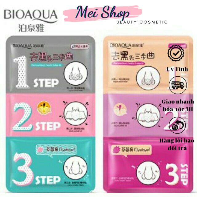 Mặt nạ lột mụn đầu đen ở mũi Bioaqua Gói Dùng 1 Lần