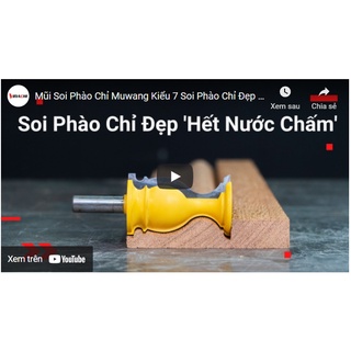 MŨI SOI PHÀO CHỈ MUWANG KIỂU 7 - 1 MŨI -  làm cho phôi gỗ 70mm