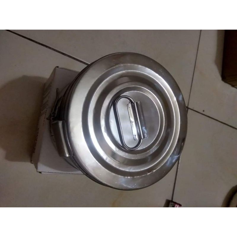 Hộp inox hấp bông