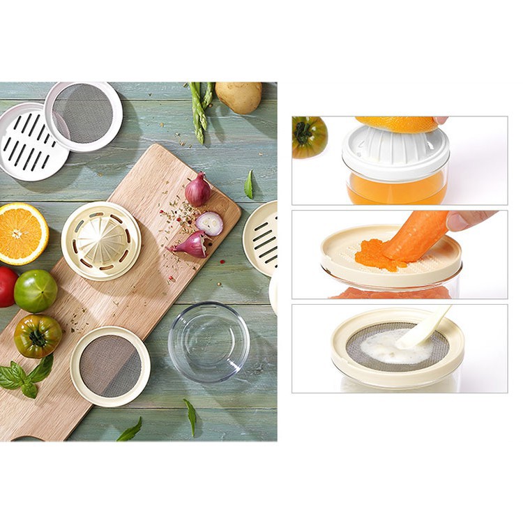 Bộ vắt cam thủy tinh glasslock cao cấp GL1232