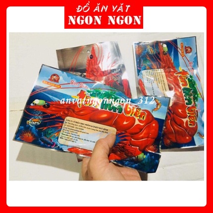 Snack tôm hùm biển siêu cay , độ dai vừa phải gói, đồ ăn vặt cổng trường cực hot