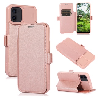 Bao da điện thoại nắp lật nam châm chống rơi có ngăn nhét thẻ cho For iPhone 6 6S 7 8 Plus 11 Pro X XS Max XR