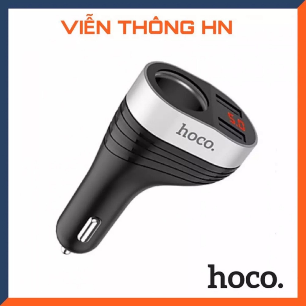 Tẩu sạc trên ô tô hoco z29 - Cốc sạc 2 cổng trên xe hơi | BigBuy360 - bigbuy360.vn
