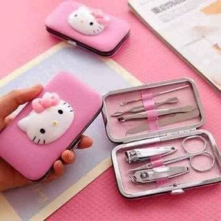 BÔ CẮT MÓNG TAY MÀU HỒNG GIÁ RẺ , CHĂM SÓC MÓNG TAY  7 MÓN