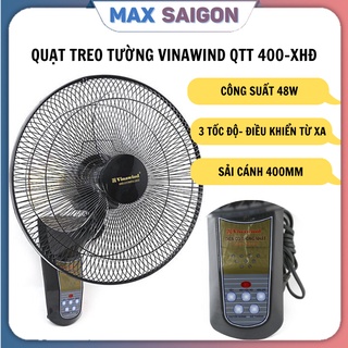 Quạt treo tường điện cơ Thống Nhất Vinawind QTT 400-XHĐ có điều khiển