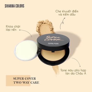 Phấn nền Sivanna Super Cover