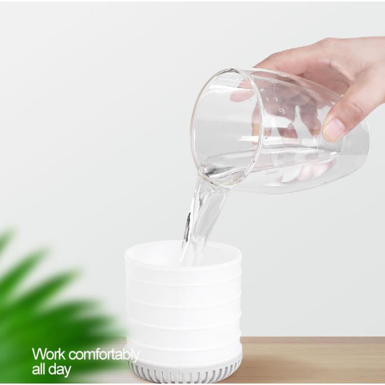 Máy phun sương Humidifier Q3, sạc pin, dung tích 320ml, tạo độ ẩm cho không khí, có chế độ đèn ngủ