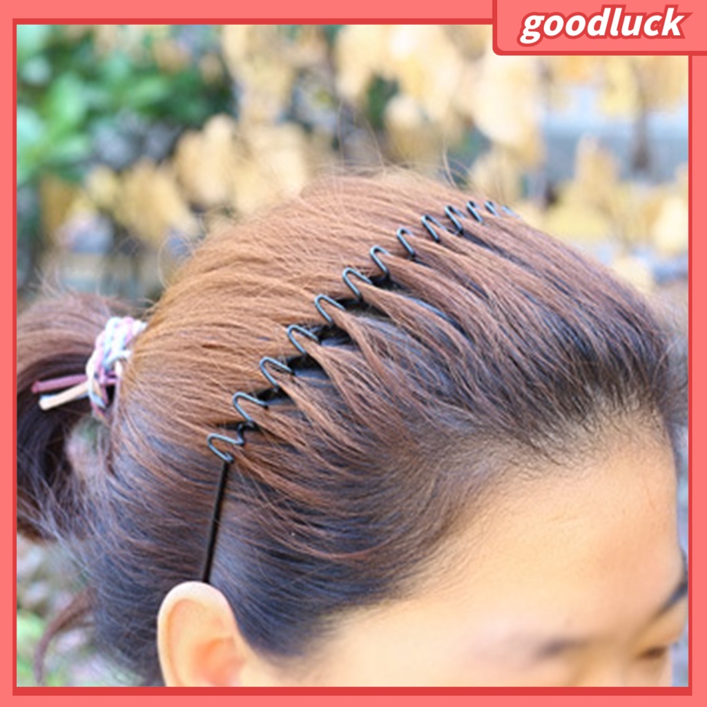 Băng Đô Cài Tóc Bằng Kim Loại Có Thể Điều Chỉnh Dành Cho Nam Và Nữ