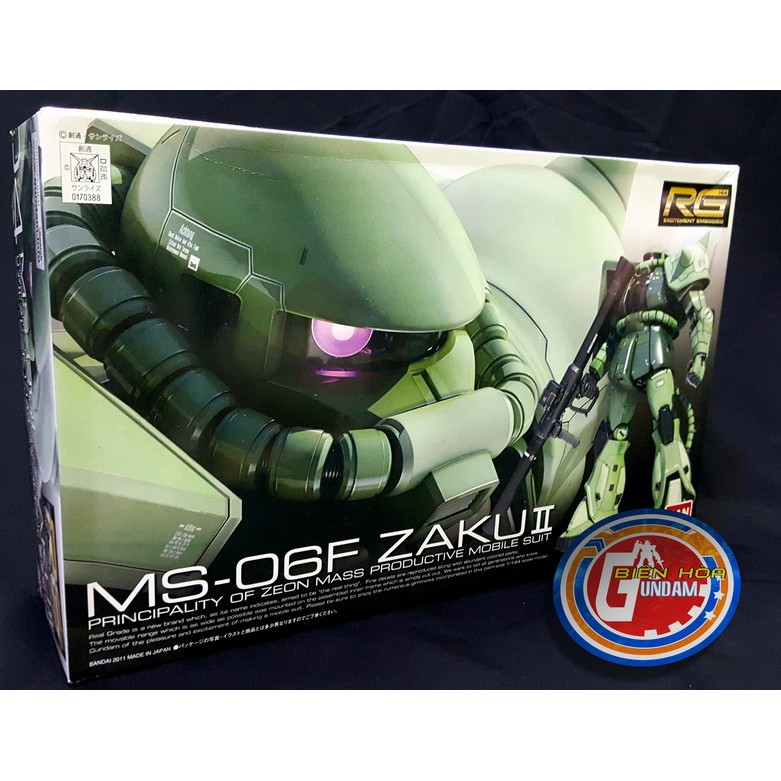 Mô hình lắp ráp Gundam RG 1/144 MS-06F ZAKUⅡ