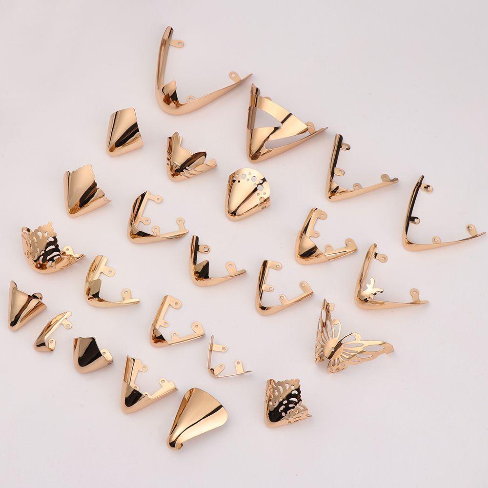 YVE 1 Cặp Kẹp Kim Loại Bóng Trang Trí Giày Cao Gót Thời Trang