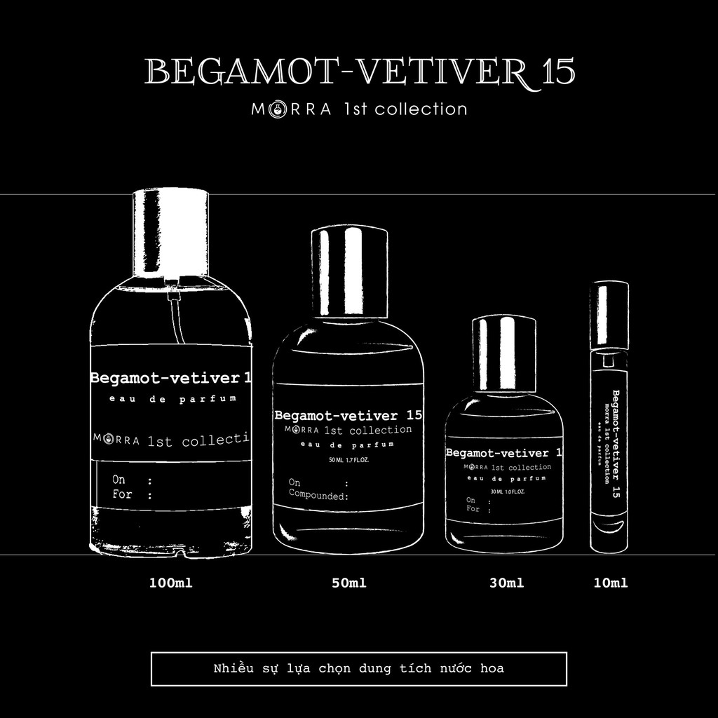 Nước hoa Morra Begamot Vetiver 15 - 10ml | Thế Giới Skin Care
