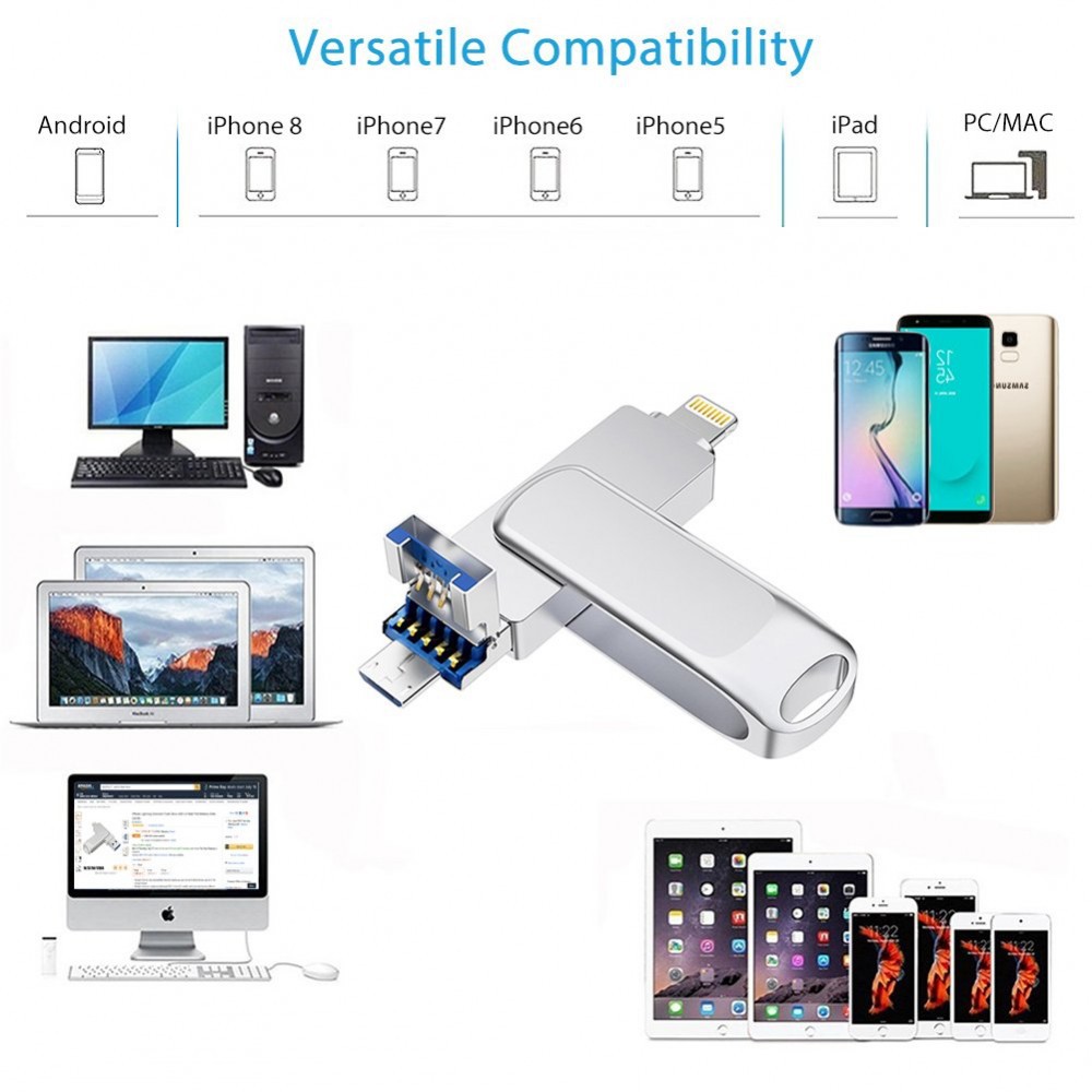 USB ĐA NĂNG IUSB 32GB Flash Drive dùng cho IPHONE,IPAD.........