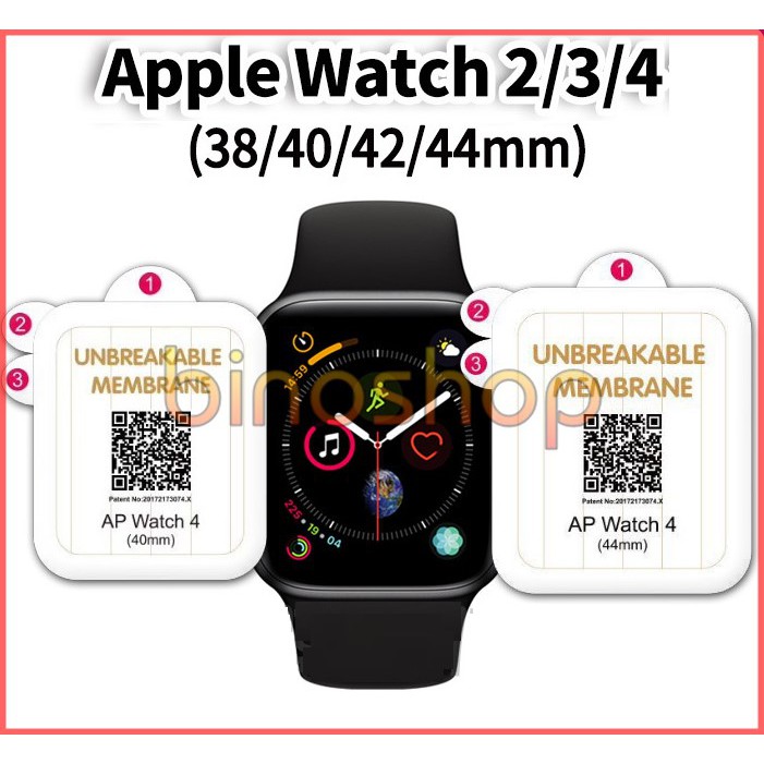 [PPF] Dán dẻo thần thánh PPF full màn cho Apple watch phục hồi trầy xước (38mm/40mm/42mm/44mm)