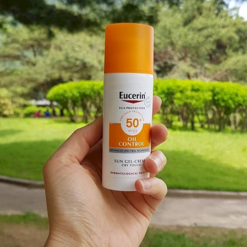 Kem Chống Nắng Eucerin C Sun Gel-Cream Dry Touch Oil Control SPF50+ Cho Da Dầu Mụn 50ml