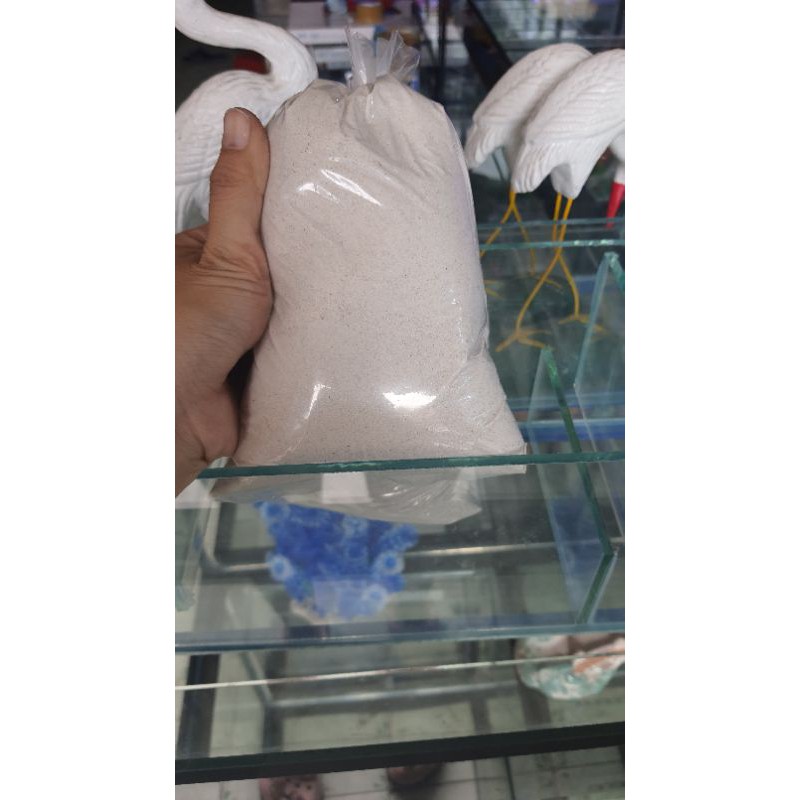 1 kg cát trắng trang trí hồ cá, cát mịn
