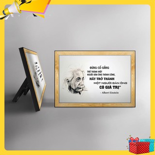 Tranh trích dẫn Albert Einstein WB115