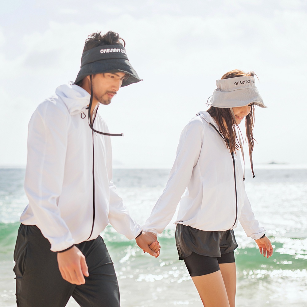 OhSunny Áo khoác thể thao tay dài chống tia uv siêu nhẹ thoáng khí UPF50+