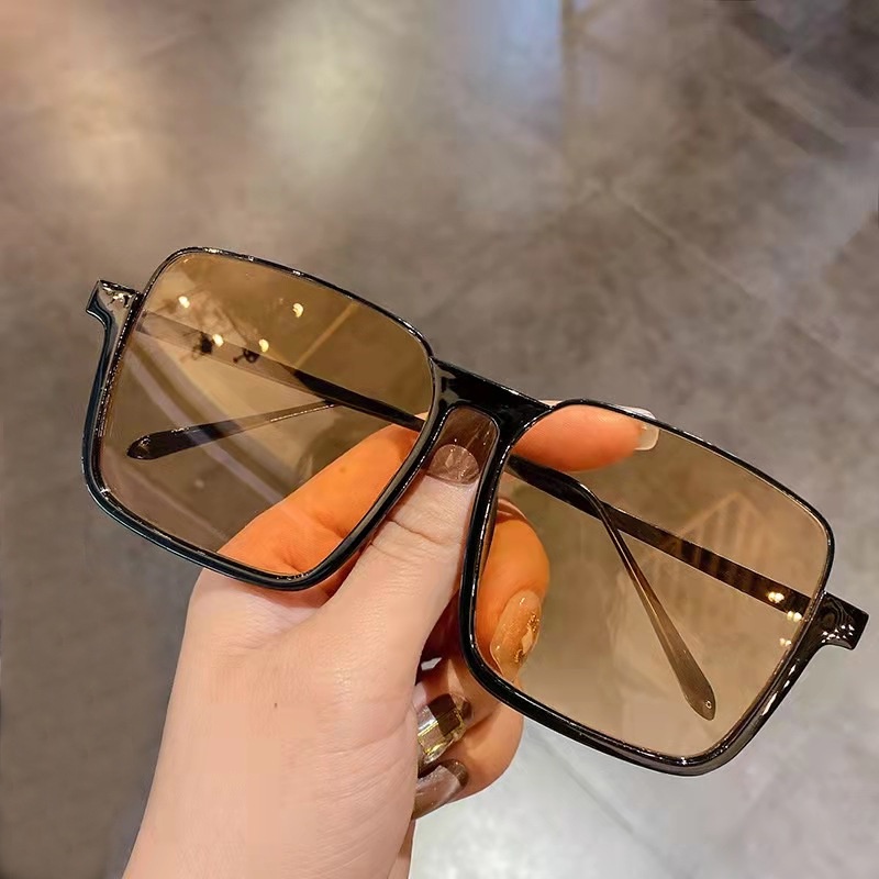 Kính gọng vuông màu cam cho nam và nữ