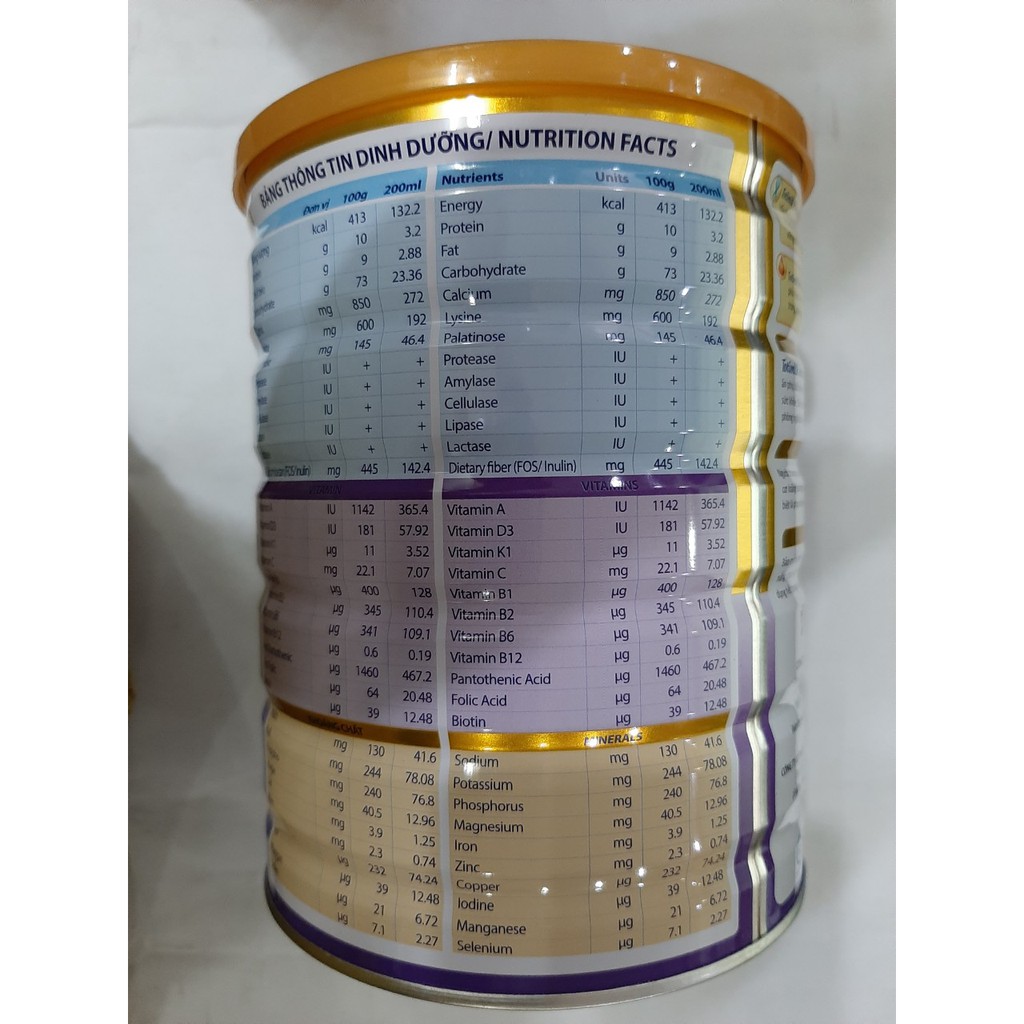 Sữa Totimilk Hi-canxi 900g