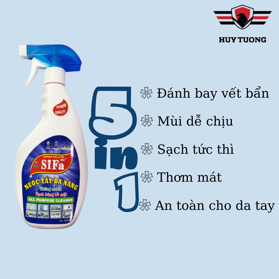 Chất tẩy rửa đa năng Victory's Sifa999  FREESHIP  Chất tẩy rửa đa năng 600ml tẩy sạch mọi vết bẩn bề mặt  - Huy Tưởng