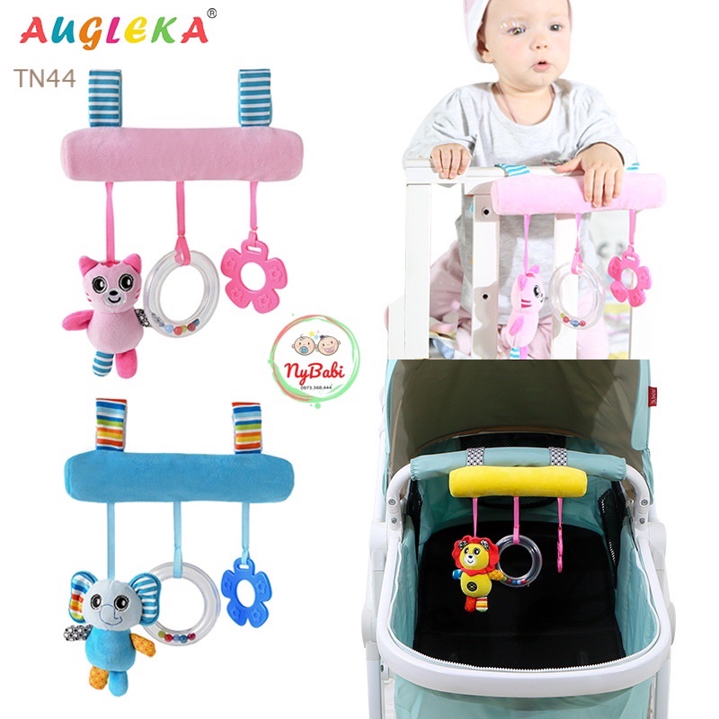 Thú Bông Treo Nôi Cũi Xe Đẩy Phát Nhạc Cho Bé Nhiều Mẫu Augleka