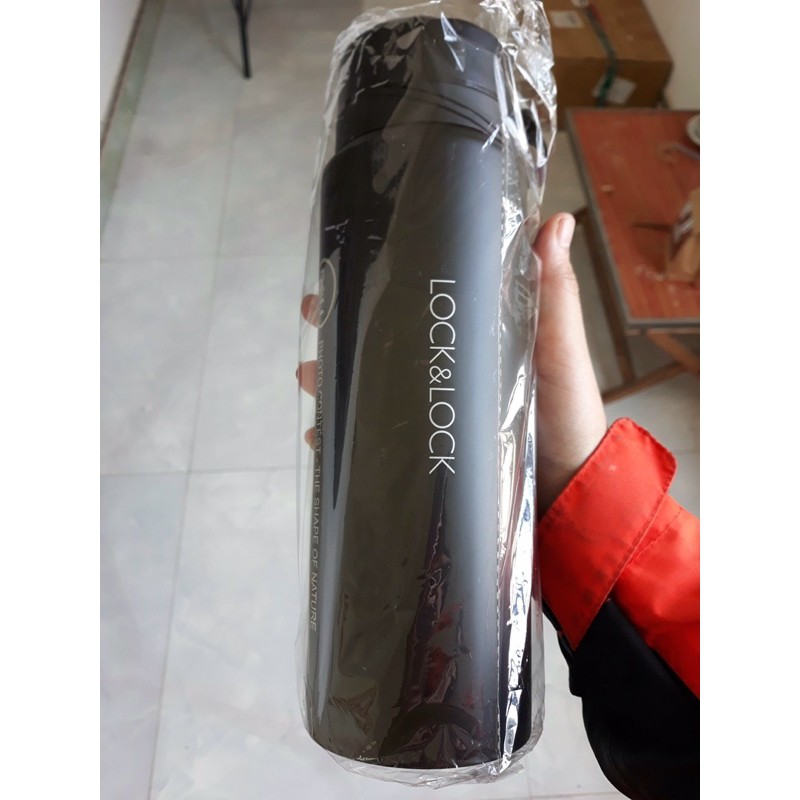 Bình Giữ Nhiệt Lock&Lock 800ml Thép Không Gỉ LHC6180BLK (Đen)