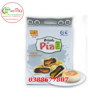Bánh Pía Kim Sa Mè Đen Tân Huê Viên túi 480gr