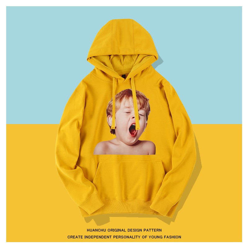 Áo hoodie goyangi yawn oversize phong cách hàn quốc