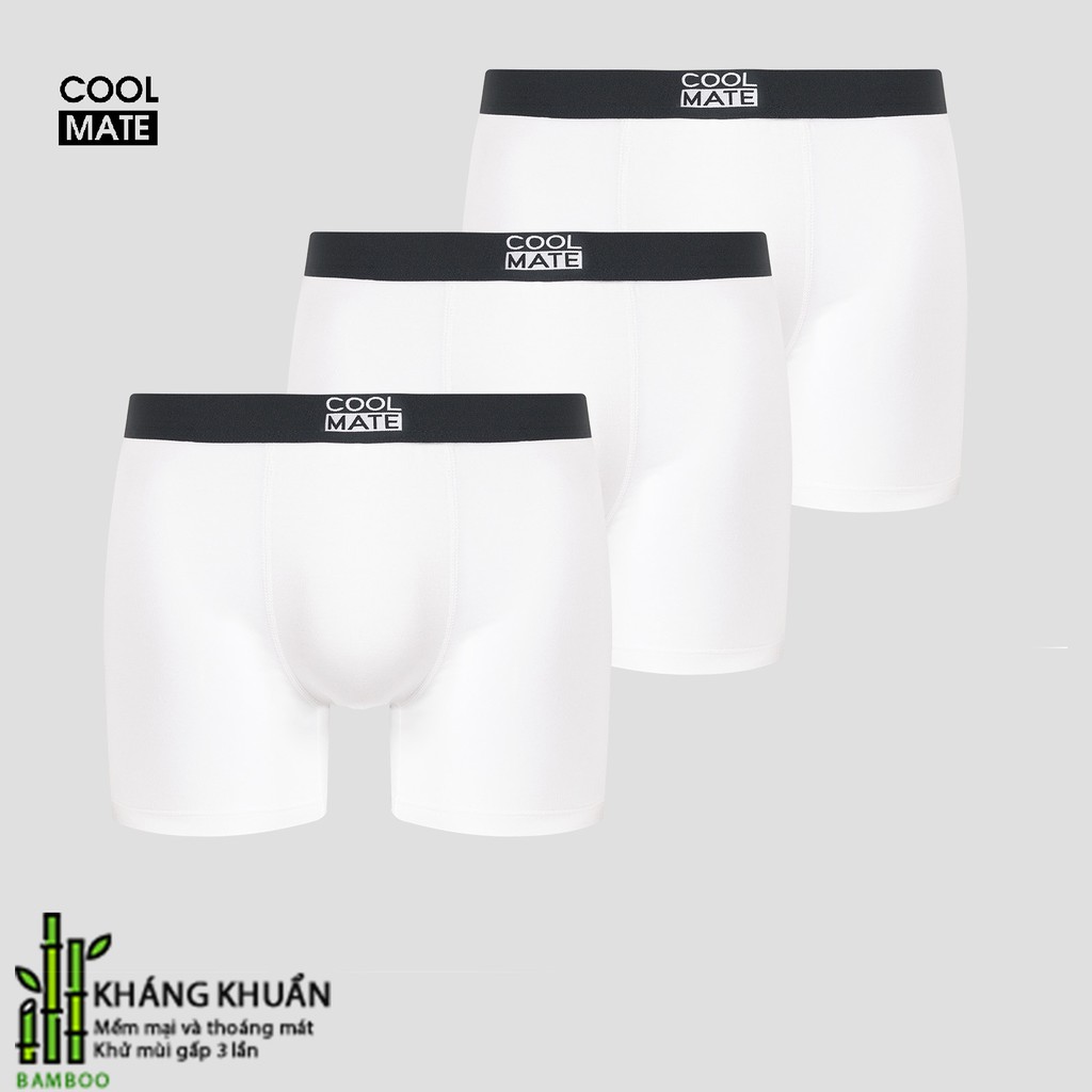 Combo 3 quần lót nam Brief Boxer Bamboo kháng khuẩn Coolmate