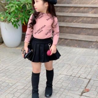 Set áo chân váy quả bông