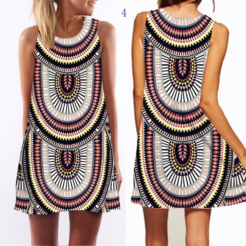 FREESHIP ĐƠN 99K_ ☛☏❤Sexy Women Summer Casual Ballon Print Beach Mini Dress | BigBuy360 - bigbuy360.vn