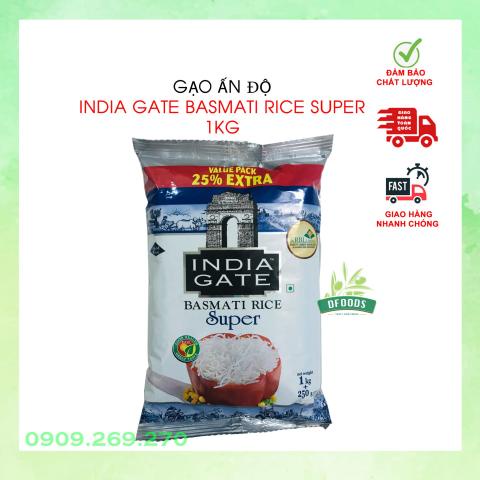 Gạo Basmati India Gate Super (Ấn Độ) 1kg ngăn ngừa tiểu đường