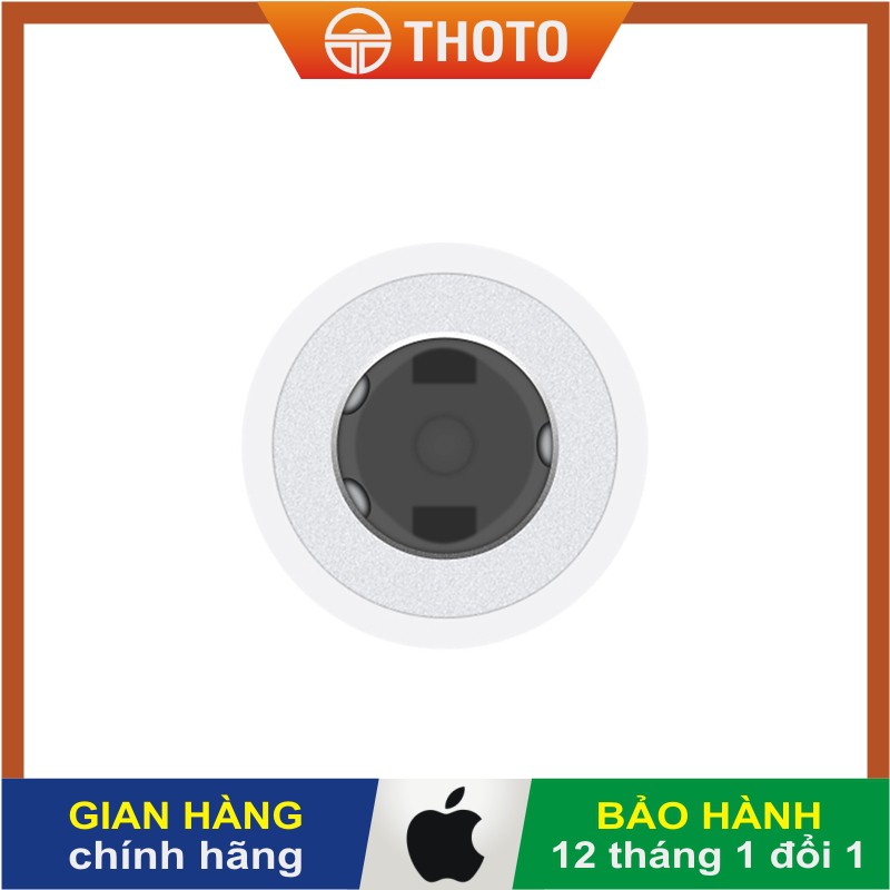 [Chính hãng BH 12 tháng] Cáp chuyển đổi âm thanh iPhone zin 100% - Jack Lightning sang tai nghe 3.5 mm - Hàng chính hãng