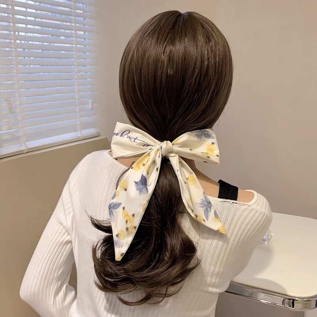 Băng Đô Cài Tóc Bằng Lụa Phong Cách Pháp Thời Trang Mùa Hè Mới Cho Nữ