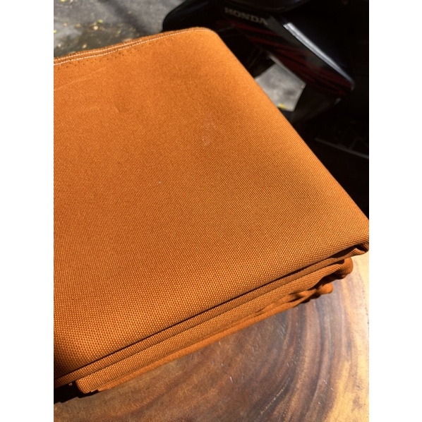 Vải canvas dày màu nâu khổ 1m7