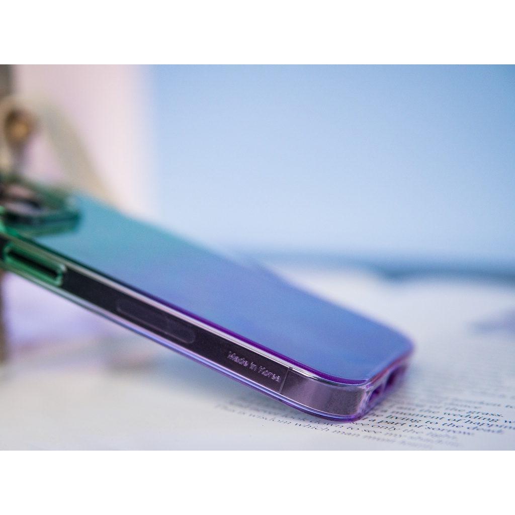 Ốp Lưng iPhone 14 Series elago Aurora (Green) - Hàng Chinh Hãng