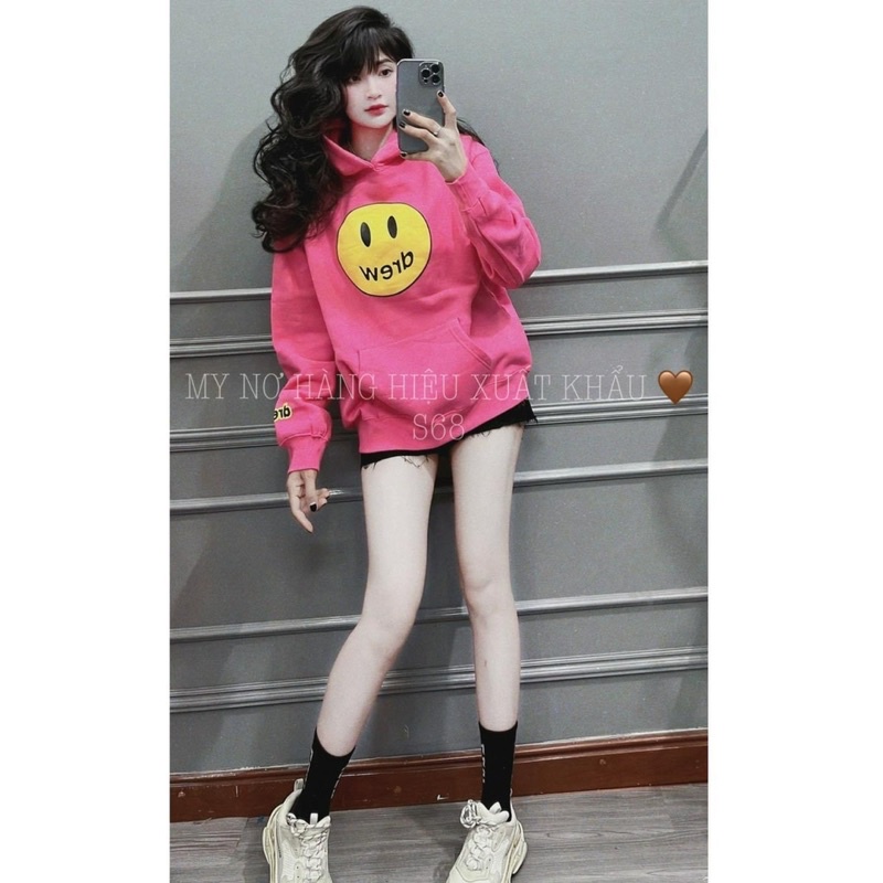 ÁO HODDI UNISEX HÌNH MẶT CƯỜI.