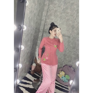 ĐỒ LAM ĐI CHÙA # BÀ BA LỤA THÊU HOA