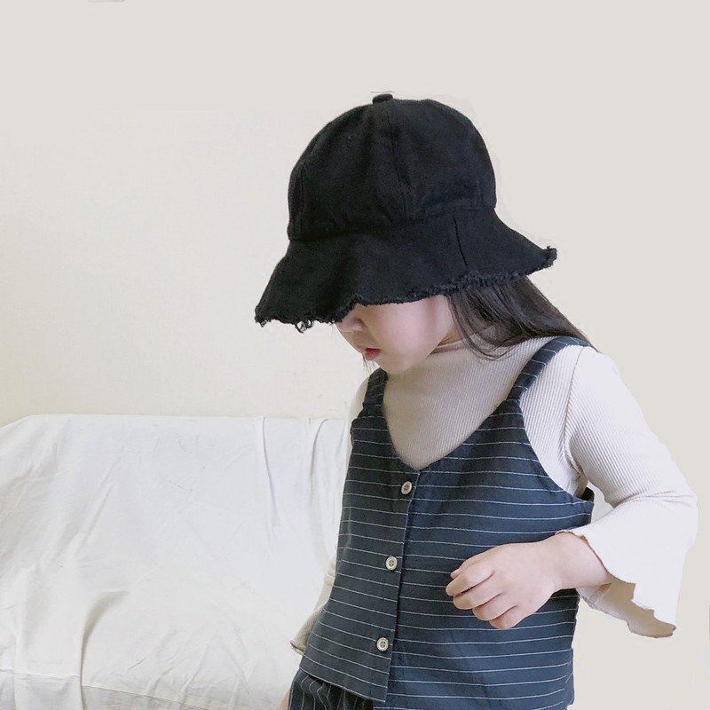 Mũ denim đi biển thiết kế đáng yêu sành điệu dành cho bé