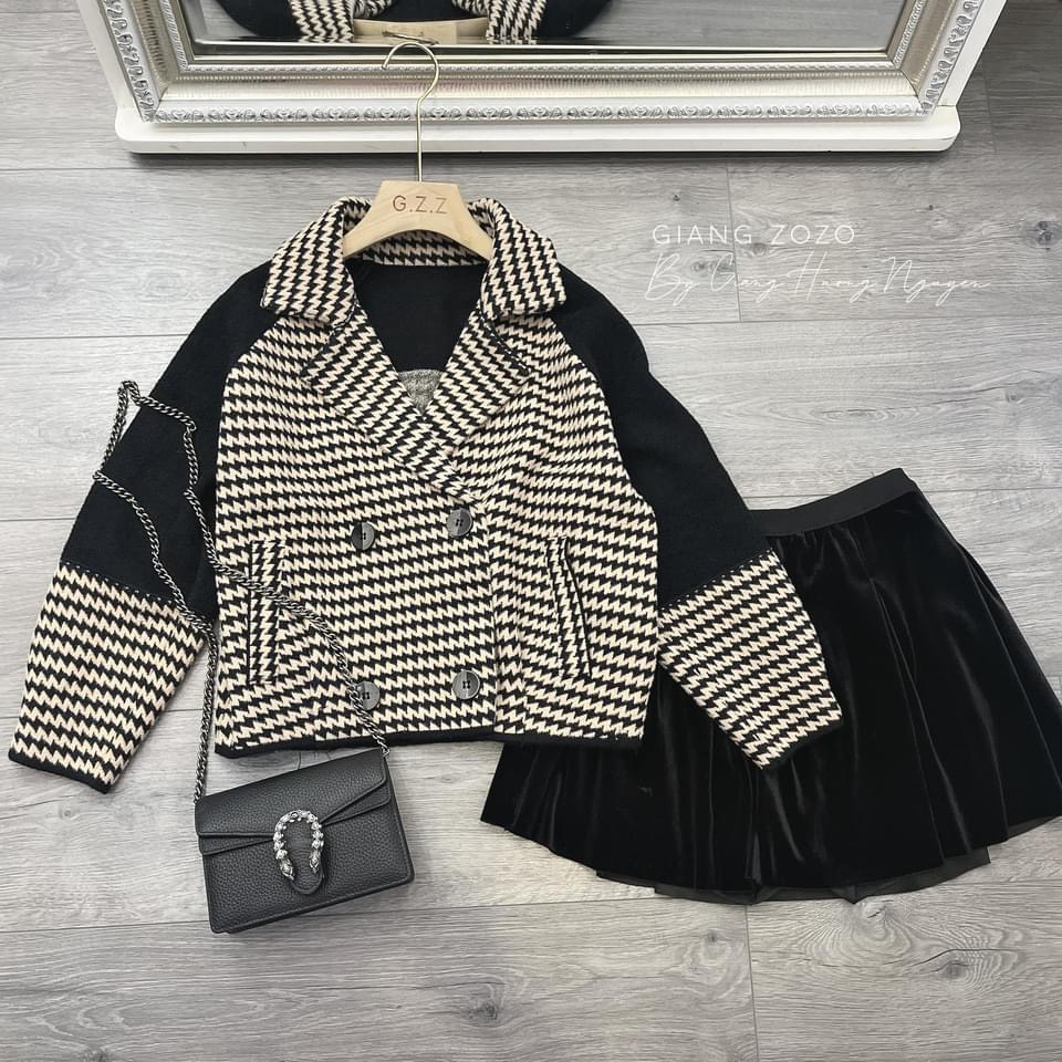 Áo Khoát Nữ, Áo Lạnh Chất Dạ Phối Tay Áo, Chất Vải Đẹp, Hàng Cao Cấp May 2 Lớp, Kiểu Dáng Năng Động, Dễ Phối Đồ | BigBuy360 - bigbuy360.vn