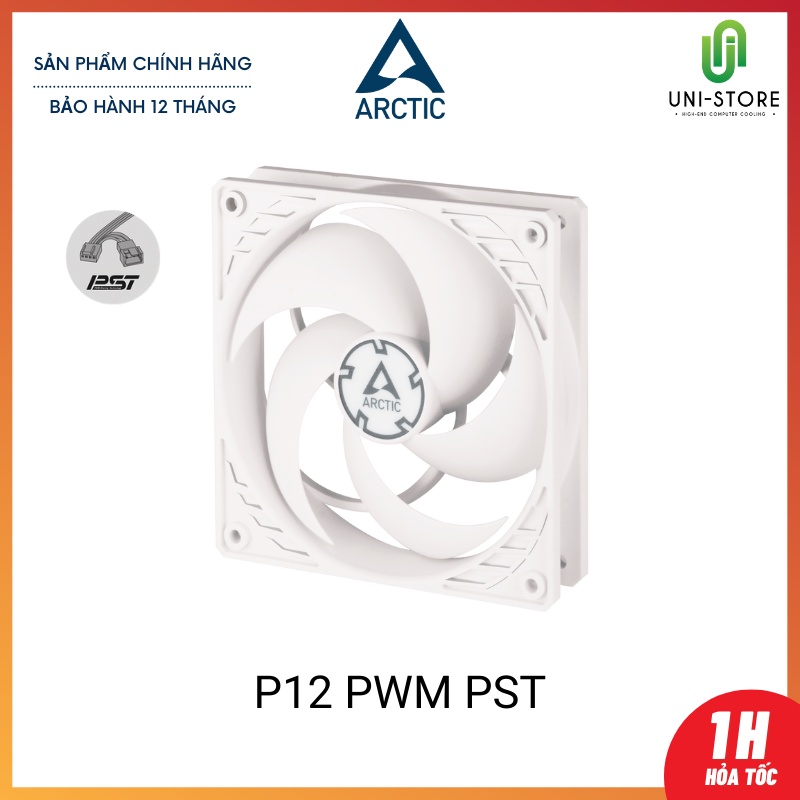 Quạt tản nhiệt Fan Case Arctic P12 PWM, P12 PWM PST, P12 PWM PST CO, P14 PWM PST - Bảo Hành Chính Hãng - Quay Êm Bền