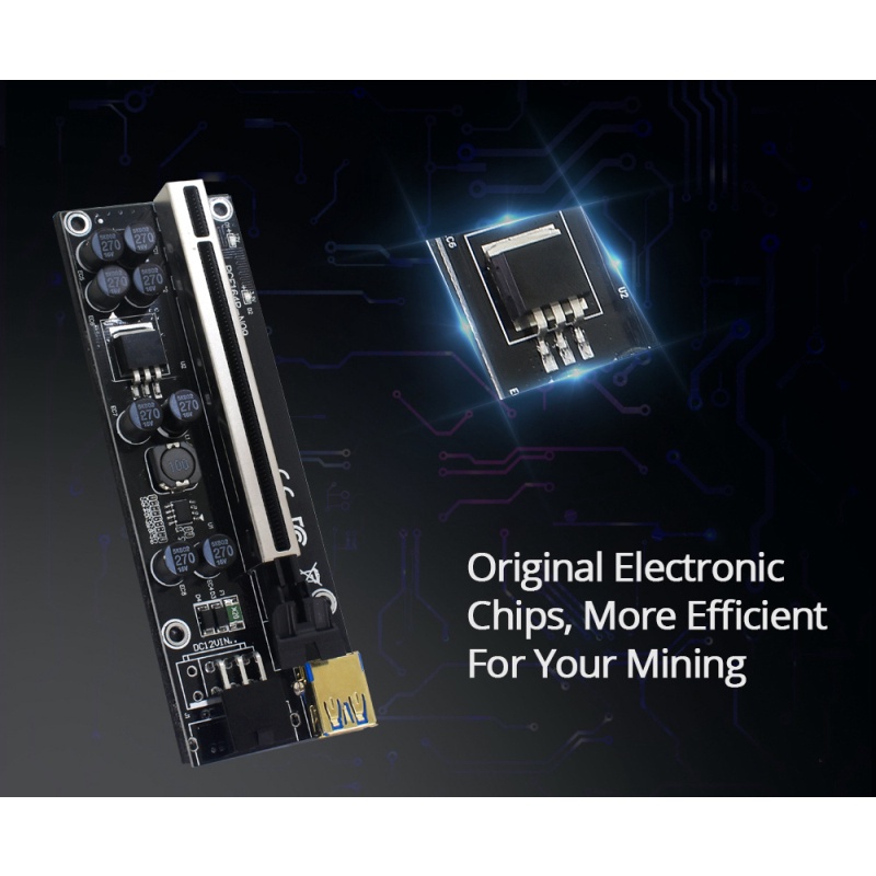 Thẻ Mở Rộng Nâng Cấp Pcie 2021 010s + Pcie X16 Pci Cho Mining | BigBuy360 - bigbuy360.vn