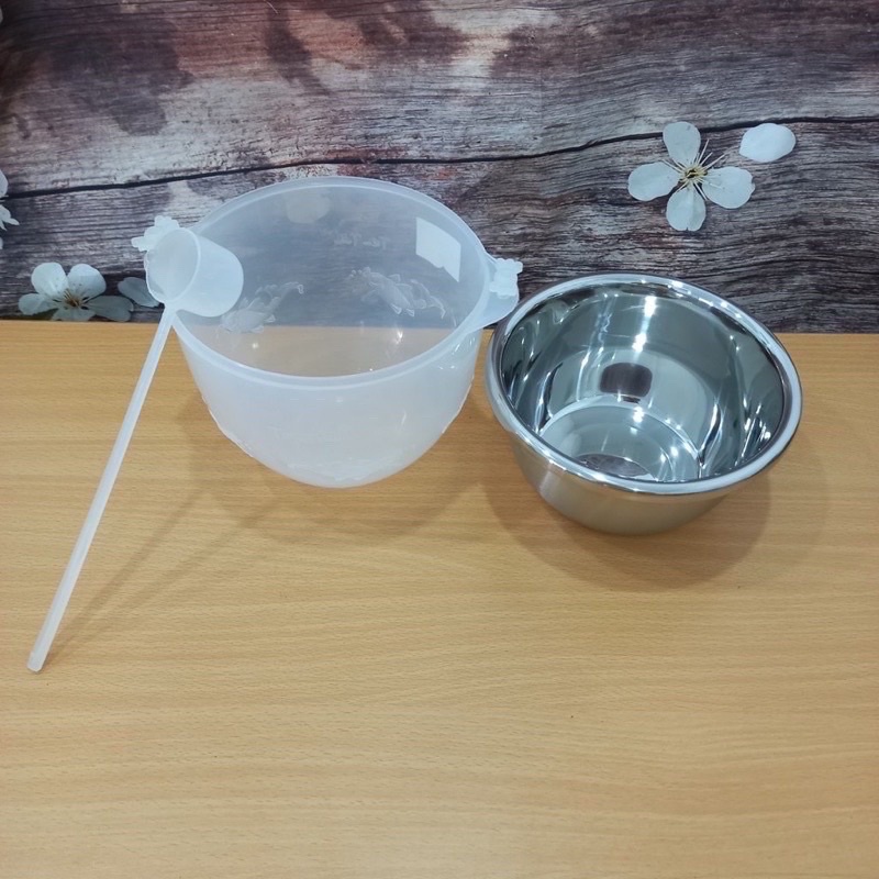 Combo 6 Bát Đựng Rượu - Ướp Lạnh inox và Dụng Cụ Ướp Lạnh Trái Cây Và Rượu inox Tặng Kèm Muỗng Múc