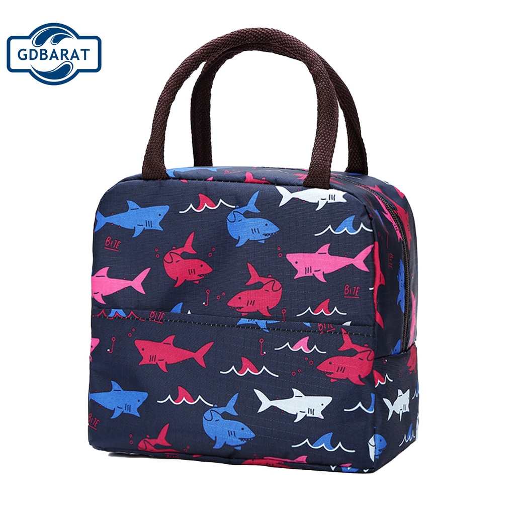 Túi Tote Đựng Hộp Cơm Trưa Bằng Vải Oxford Siêu Bền Tiện Dụng